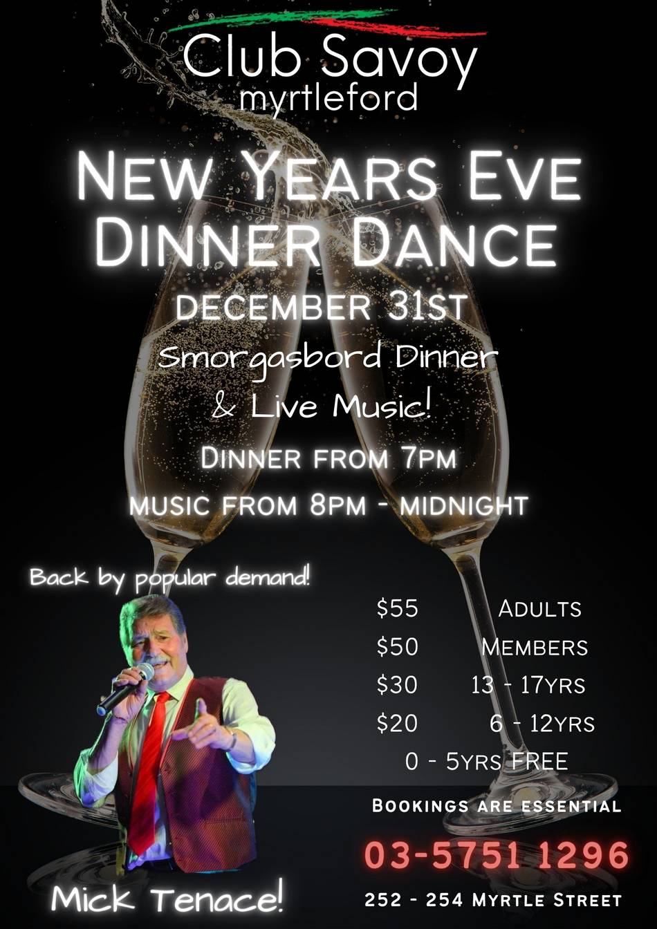 Club Savoy Coming Event